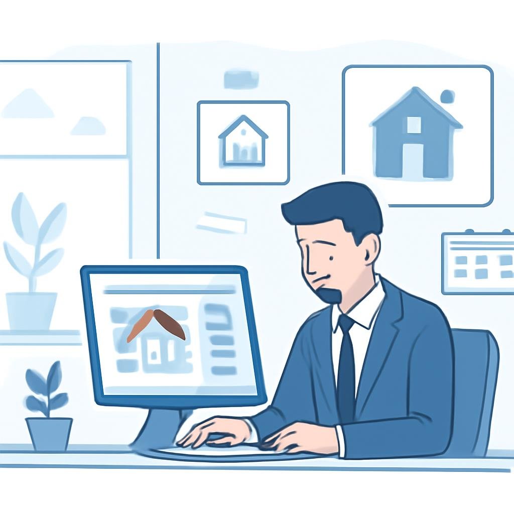Agence immobilière consultant un site web professionnel