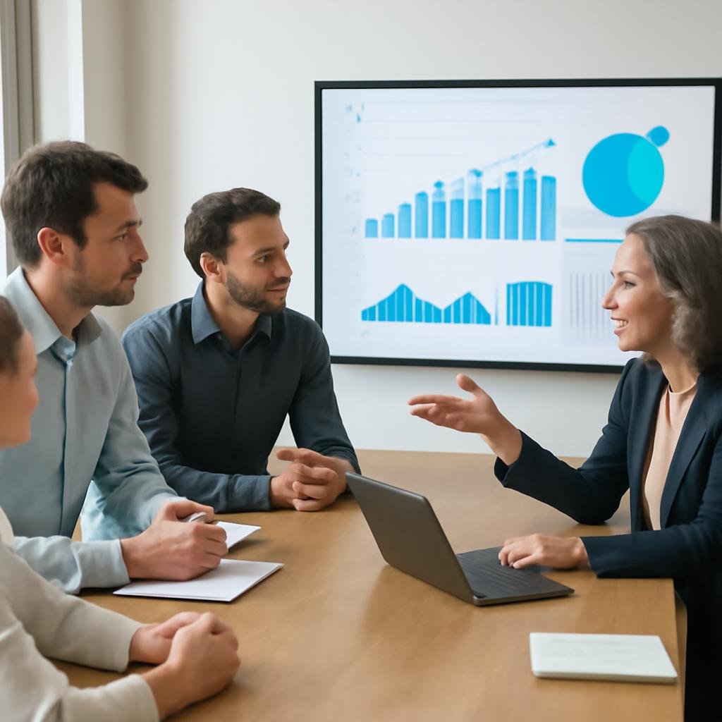 Équipe de PME du Sud-Ouest analysant les performances d’une campagne Google Ads