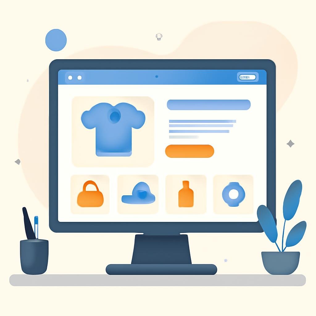 Interface de boutique en ligne moderne pour une création site e-commerce Sud-Ouest