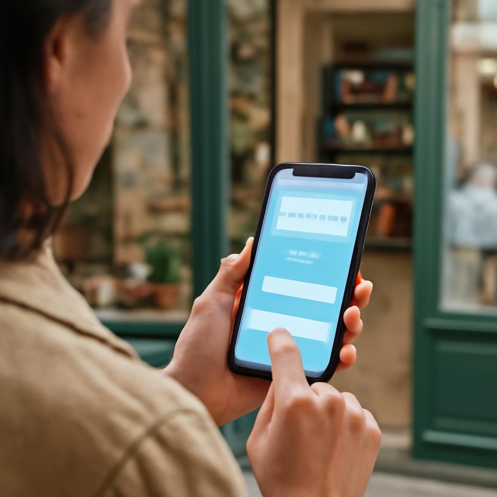Prise de rendez-vous en ligne sur mobile pour un site de réservation