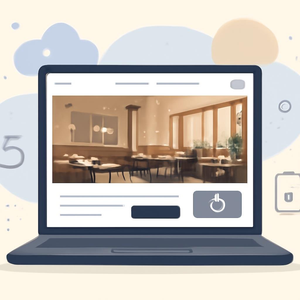 Site internet de restaurant avec menu et réservation en ligne